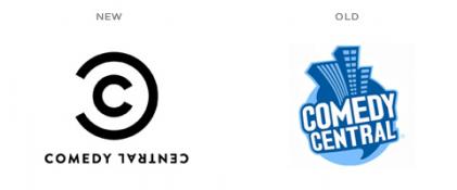 Comedy Central old and new logos